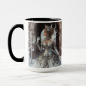 Steampunk Viktorianisch Industrial Winter Ice Quee Tasse (Links)