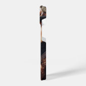 Steampunk Viktorianisch Lady Dark Rider iPhone Hülle (Linke Seite)