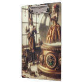 Steampunk Viktorianisch Music Snow Globe Performer Klemmbrett (Links)