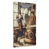 Steampunk Viktorianisch Music Snow Globe Performer Klemmbrett (Rechts)