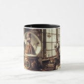 Steampunk Viktorianisch Music Snow Globe Performer Tasse (Zentrum)
