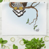 Steampunk Viktorianisch Owl Geschirrtuch (Gefaltet)