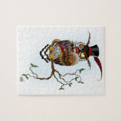 Steampunk Viktorianisch Owl Puzzle (Horizontal)