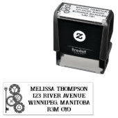 Steampunk Viktorianisch Wedding Permastempel (Beispiel)