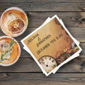 Steampunk Viktorianisch Wedding Serviette