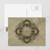 Steampunk Viktorianische Designkunst Postkarte (Vorne/Hinten)