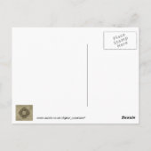 Steampunk Viktorianische Designkunst Postkarte (Rückseite)