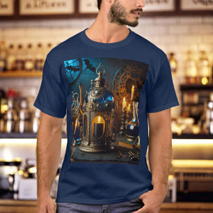 Steampunk viktorianische gothische Wissenschaftler T-Shirt