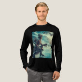 Steampunk viktorianischer Fantasy-Winterbote Tri-Blend Shirt (Volle Vorderseite)