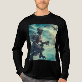 Steampunk viktorianischer Fantasy-Winterbote Tri-Blend Shirt