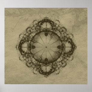 Steampunk Vintag Art Poster