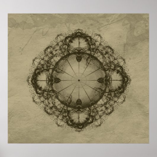 Steampunk Vintag Art Poster (Vorne)