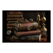 Steampunk Vintag Books Poster (Vorderseite)