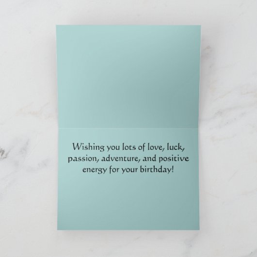 Steampunk Vintag Geburtstag Karte (Innenseite)