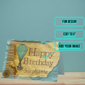 Steampunk Vintag Geburtstag Karte