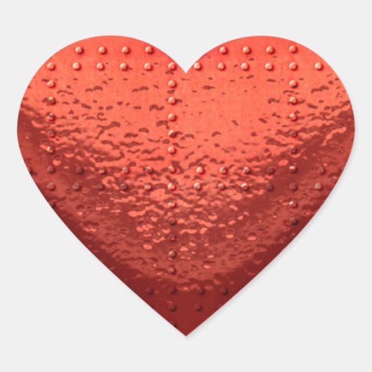 Steampunk Vintag & historisches Thema Herz-Aufkleber (Vorderseite)