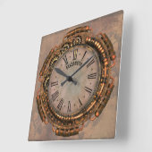 Steampunk Vintag Rusty Art Deco Uhr (Winkel)