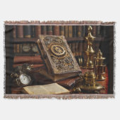 Steampunk Vintag Tome Decke (Vorderseite)