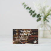 Steampunk Vintag und Viktorianisch Visitenkarte (Stehend Vorderseite)