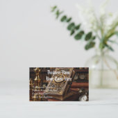 Steampunk Vintag und Viktorianisch Visitenkarte (Stehend Vorderseite)