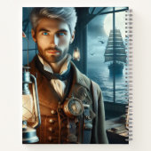 Steampunk Vintag Viktorianisch Lighthouse Keeper Notizblock (Rückseite)