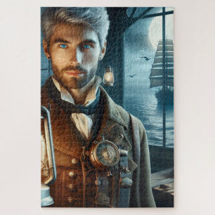 Steampunk Vintag Viktorianisch Lighthouse Keeper Puzzle
