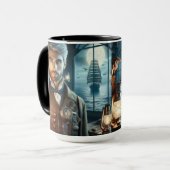 Steampunk Vintag Viktorianisch Lighthouse Keeper Tasse (Vorderseite Links)