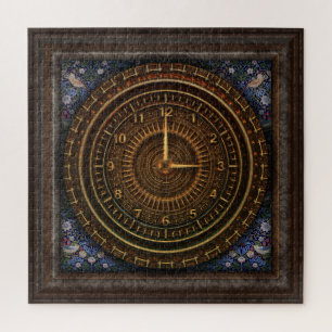 Steampunk Vintage Alte Kupferuhrwerk Puzzle