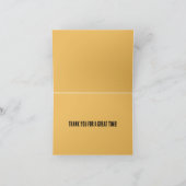 Steampunk-Vintage, altmodische Kupferklemme Dankeskarte (Innenseite)