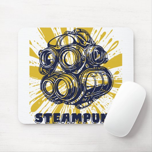 Steampunk Vintage Art - Mouse Pad Mousepad (Mit Mouse)