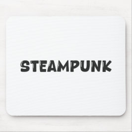 Steampunk Vintage Art – Typografie-Mauspad Mousepad