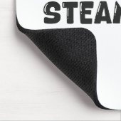 Steampunk Vintage Art – Typography Mousepad (Ecke)