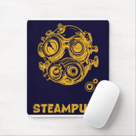 Steampunk Vintage Art V2 – Vertikales Mauspad