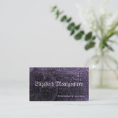 Steampunk Vintage Berufliche Visitenkarten Visitenkarte (Stehend Vorderseite)