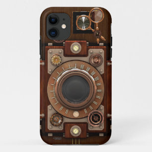 Steampunk Vintage Kamera iPhone 11 Hülle