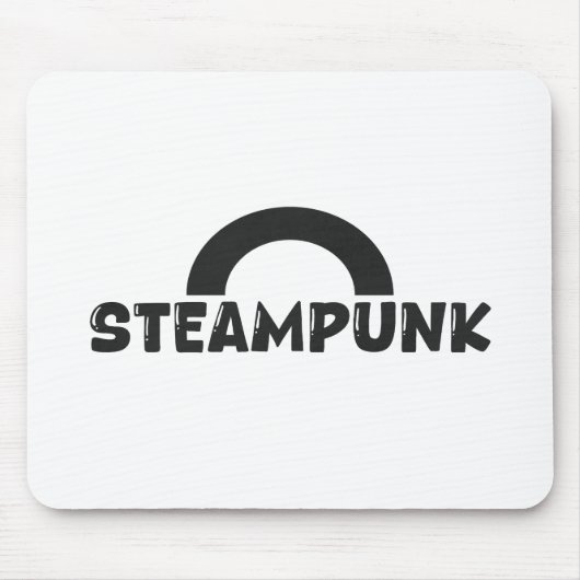 Steampunk Vintage Kunst – Elegantes Mauspad (Vorne)