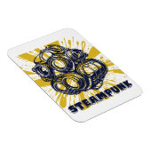 Steampunk-Vintage-Kunst - Flexibler Fotomagnet Magnet (Rechte Seite)