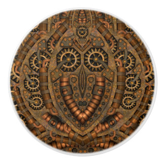 Steampunk Vintage Mechanik Keramikknauf