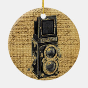 steampunk-Vintage Skripte begraben antike Kamera Keramik Ornament
