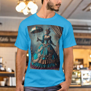 Steampunk-Vintage-Victorian-Dame-Zirkusartistin T-Shirt