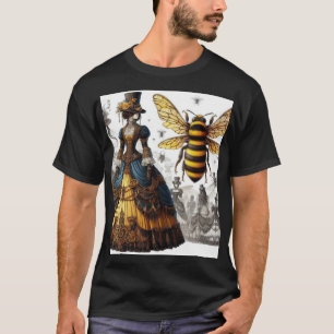 Steampunk-Vintage-Victorian-Königin-Biene-Kleid T-Shirt