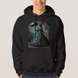 Steampunk Vintage Viktorianische Lady Circus Perfo Hoodie