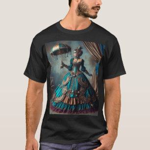Steampunk Vintage Viktorianische Lady Circus Perfo T-Shirt