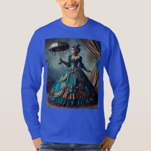 Steampunk Vintage Viktorianische Lady Circus Perfo T-Shirt