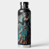 Steampunk Vintage Viktorianische Lady Circus Perfo Trinkflasche (links)