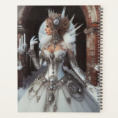 Steampunk Vintage Viktorianische Lady Ice Queen Planer (Rückseite)