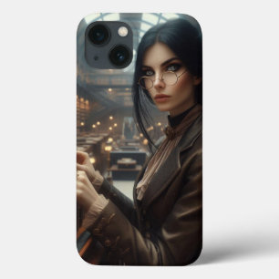 Steampunk Vintage Viktorianische Lady Librarian Case-Mate iPhone Hülle