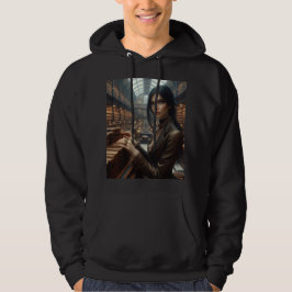 Steampunk Vintage Viktorianische Lady Librarian Hoodie