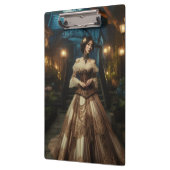 Steampunk Vintage Viktorianische Mondlicht Lady Klemmbrett (Links)