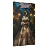 Steampunk Vintage Viktorianische Mondlicht Lady Klemmbrett (Rechts)